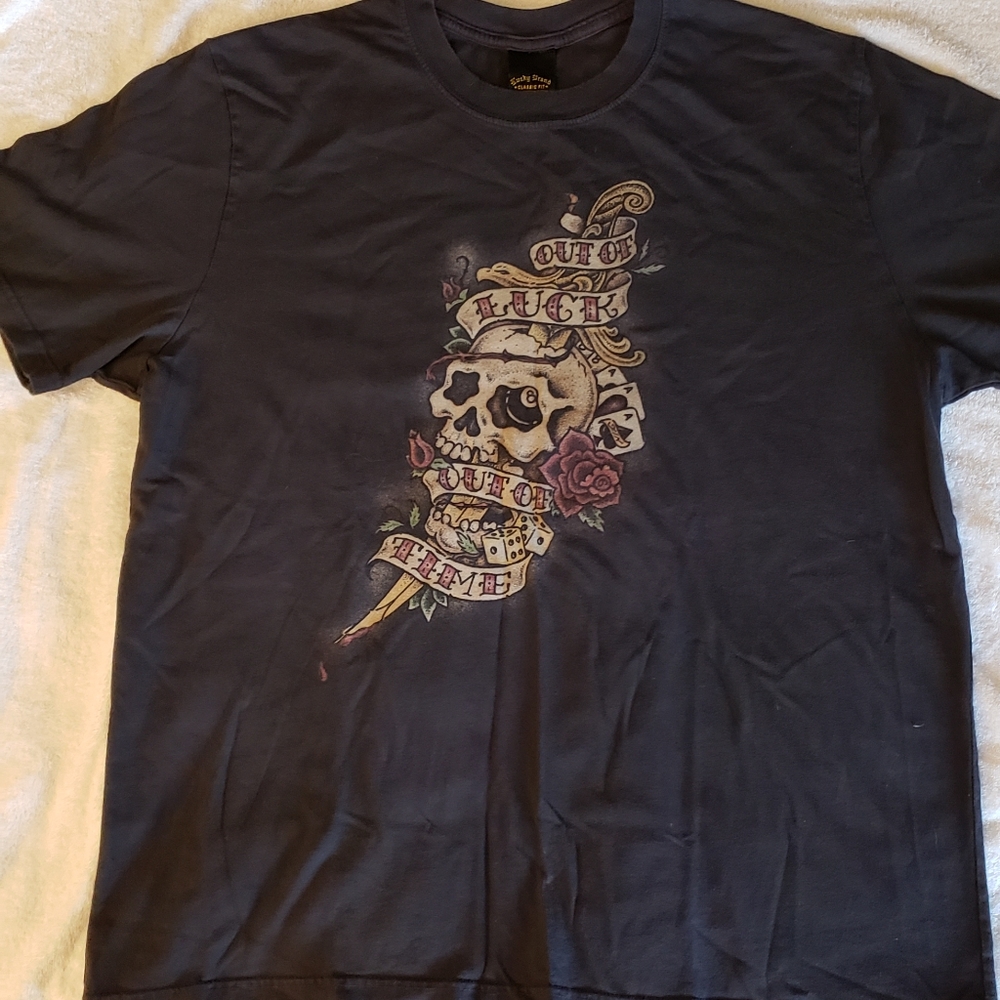 Lucky Brand Out of Luck Out of time tshirt
